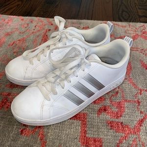 Womens adidas white shoes